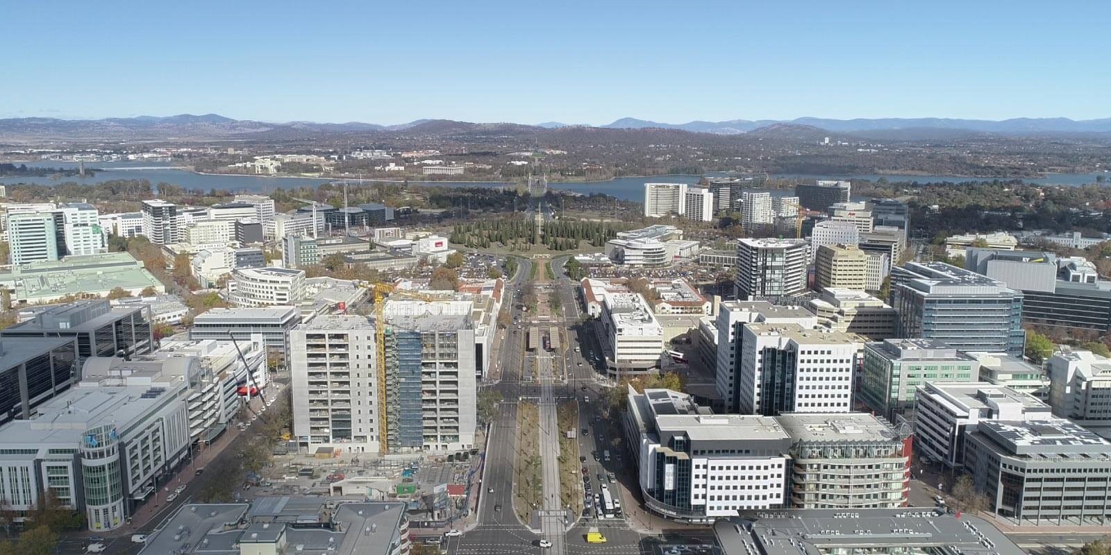Location of 73 Northbourne Avenue building in Canberra